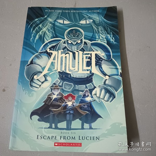 英文原版 Escape from Lucien 护身符6 儿童漫画 英文版 进口英语原版书籍（扉页有签名）
