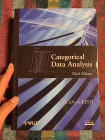 现货  Categorical Data Analysis  Wiley Series in Probability and Statistics 英文原版  分类数据分析  阿兰·阿格莱斯蒂 （Alan Agresti）