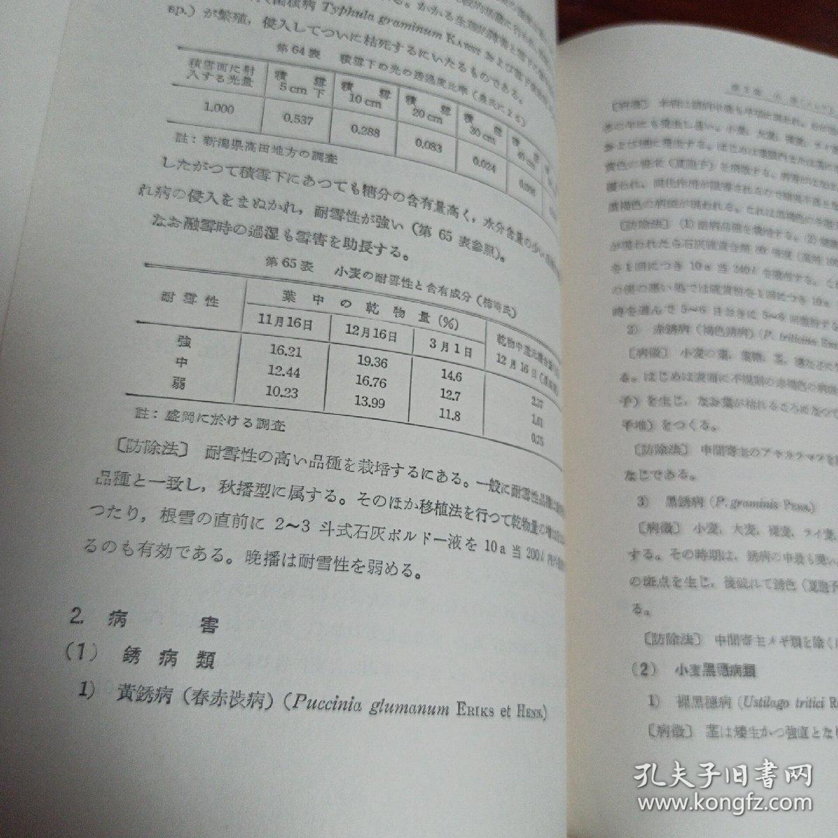 食用作物新讲（改订版）山崎守正著