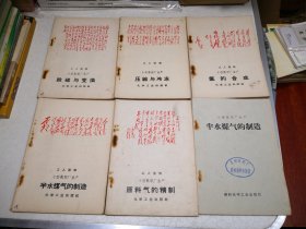 1969年工人读物小型氮肥厂生产6本，封面毛主席诗词，内扉页有语录。