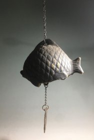 日本制：日本南部铸铁飘鱼风铃