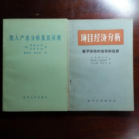 投入产出分析及其应用/项目经济分析（捆绑销售）