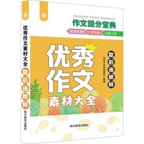 作文素材大全 歇后语精粹 小学作文 汉语大字典编纂处 编