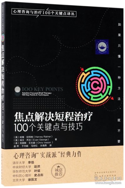 心理咨询与治疗100个关键点译丛：焦点解决短程治疗（100个关键点与技巧）