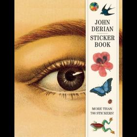 John Derian Sticker Book 进口艺术 约翰·德里安贴纸书 贴纸系列 动植物 人物