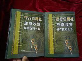 银行信用社放贷收贷操作技巧全书（上下卷）16开 精装