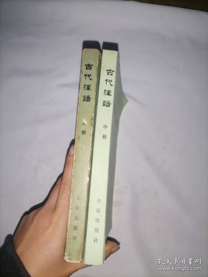 古代汉语（上 中）两本合售