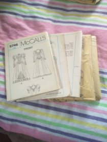 McCALL′S 美开乐服装纸样5746(不含美凯乐服装纸样使用说明)