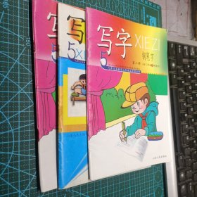 3册2002年 写字 铅笔字 钢笔字 第二三四册  九年义务教育山东省五年制小学