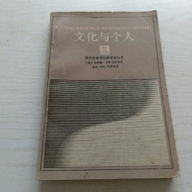 文化与个人（现代社会学比较研究丛书）