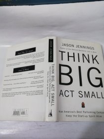 THINK BIG ACT SMALL：How America's Best Performing Companies Keep the Start-up Spirit Alive