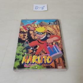 日本动画卡通片3碟DVD《火影忍者》卷一至卷三 1-24画 日语TVB粤语配音
