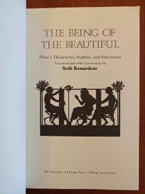 The Being of the Beautiful: Plato's Theaetetus, Sophist, and Statesman（进口原版，国内现货，实拍书影）