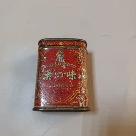 日本原装味素铁盒
