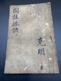 图注脉诀（卷一，二）大量朱红批注