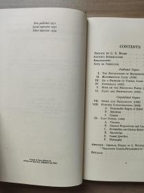 （精装版，G.E Moore作序推荐)The Foundations of Mathematics and Other Logical Essays Frank Plumpton Ramsey F. P. Ramsey R. B. Braithwaite 包含对维特根斯坦《逻辑哲学论》评论的重要论文