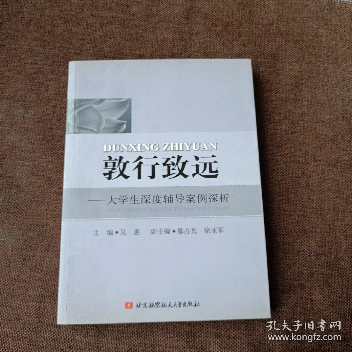 敦行致远--大学生深度辅导案例探析(平未翻无破损无字迹)