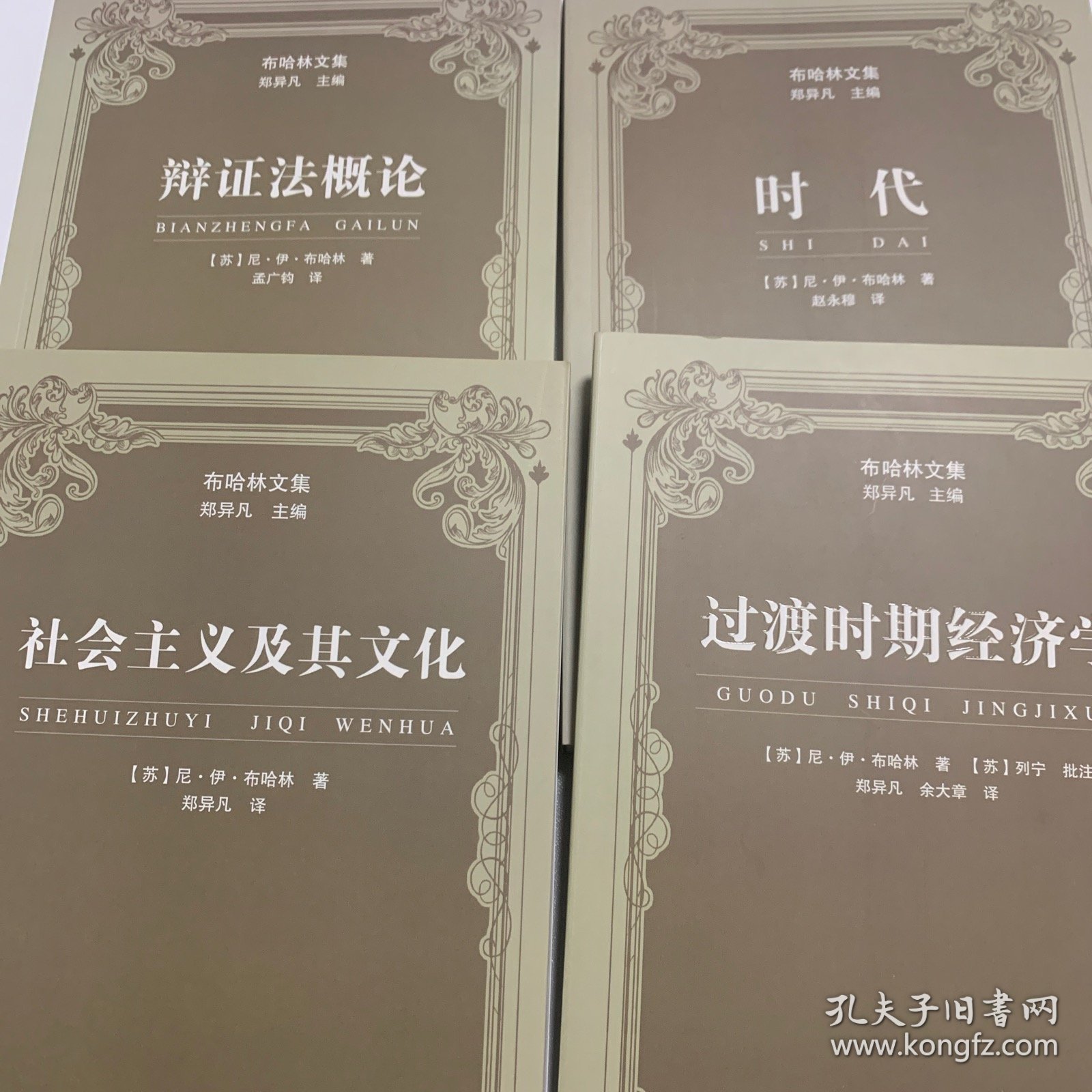 布哈林文集：《辩证法概论》《社会主义及其文化》《过渡时期经济学》《时代》四册全