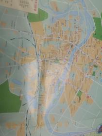 旧地图-宜春市旅游交通图(1998年)2开8品