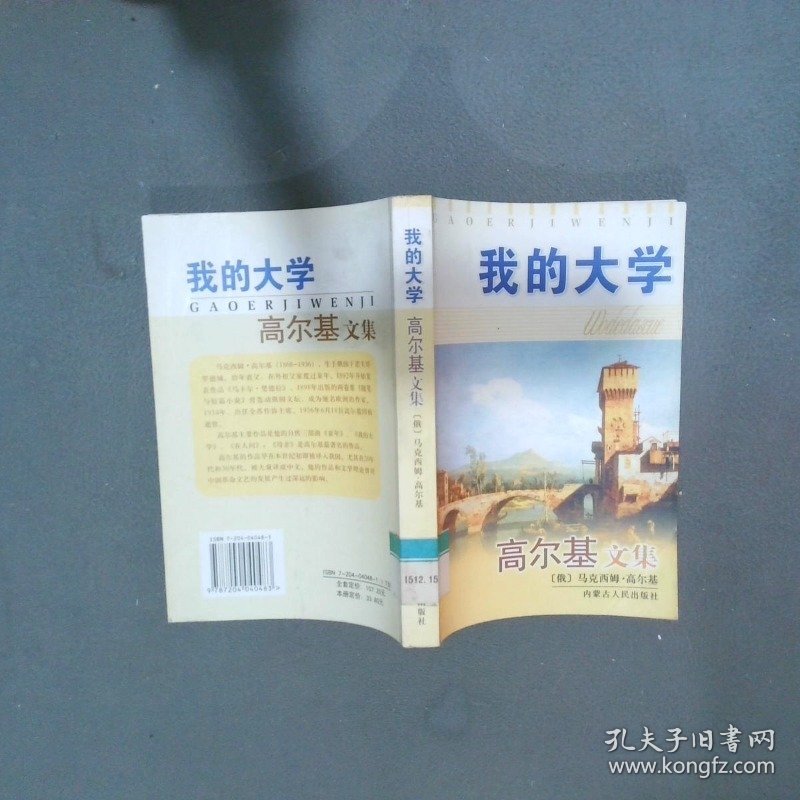 高尔基文集 我的大学   俄 阿 玛 高尔基 内蒙古人民出版社