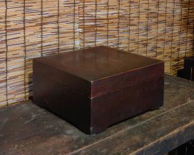 礼盒·收纳盒｜晚清时期 品相完好、包浆浑厚、纹理漂亮、书房陈设！