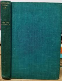 1930年全球限量发行1025套，The Works of Bernard Shaw Volume 10 《萧伯纳文集》卷10，Man and Superman，《凡人与超人》