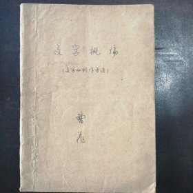 【山西省教育学院：曹飞手稿】：《文学概论——文学的创作方法、文学评论》