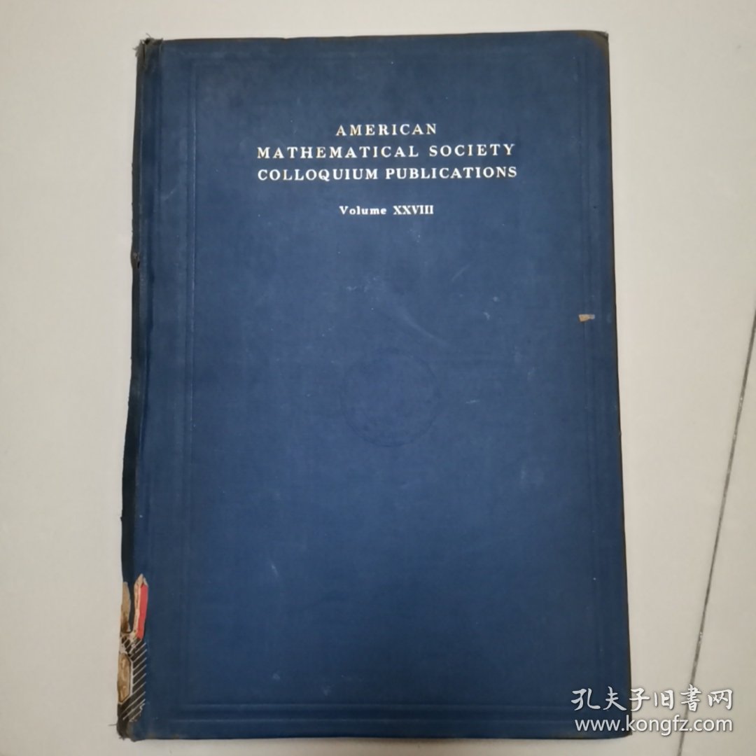 1942年英文原版；美国数学科学会会刊解析拓扑ANALYTIC TOPOLOGY