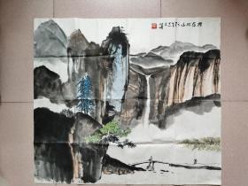 北京画院老画家中国美协会员汪仞峰山水画精品