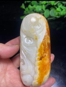 精品和田玉手把件