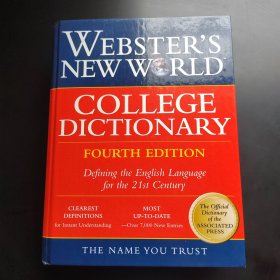 WEBSTER'S NEW WORLD COLLEGE DICTIONARY 韦伯斯特新世界大学词典（第四版）