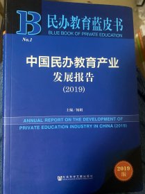 2019版民办教育蓝皮书：中国民办教育产业发展报告（2019）