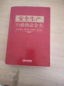 安全生产行政执法全书（含处罚标准、诉讼流程、典型案例、请示答复）