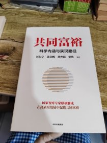 共同富裕：科学内涵与实现路径 黄奇帆、刘世锦、马建堂 联袂解读