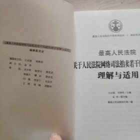 最高人民法院关于人民法院网络司法拍卖若干问题的规定理解与适用