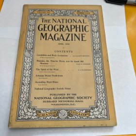 美国发货 national geographic美国国家地理1910年4月(中国清朝宣统皇帝照片满洲长春)E