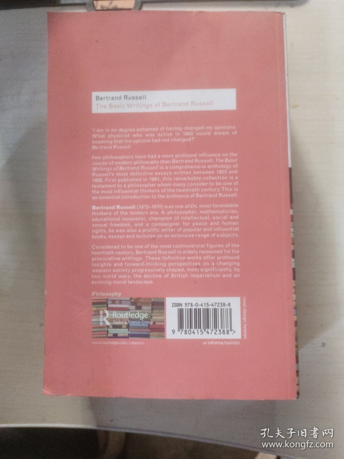 The Basic Writings of Bertrand Russell