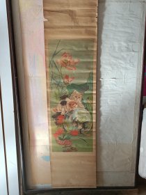 四季花香乐有余年画。147/38