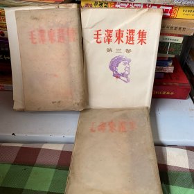 毛泽东选集(2.3卷合售白塑料封繁体竖版)