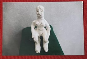 日本画家梅原龙三郎作作品老照片