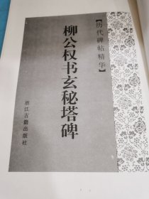 中国历代碑帖集粹：柳公权书玄秘塔碑