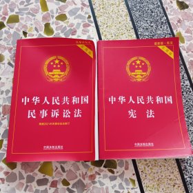 中华人民共和国民事诉讼法（实用版）（2022年版）中华人民共和国宪法两本合售