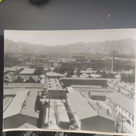 80年代初青海省第二机床厂黑白原版大照片2张16cmx13cm