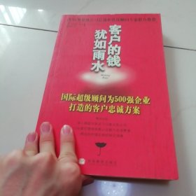 客户的钱犹如雨水:国际超级顾问为500强企业打造的客户忠诚方案