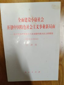 全面建设小康社会 开创中国特色社会主义事业新局面