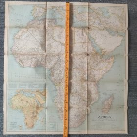 National Geographic国家地理杂志地图系列之1935年5月 Africa 非洲地图