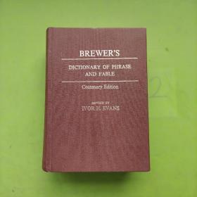 BREWER'S DICTIONARY OF PHRASE AND FABLE