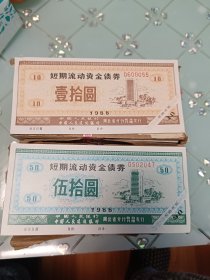 建行，湖北分行资金债券2个品种各1千张