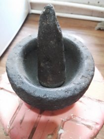 老物件捣蒜缸