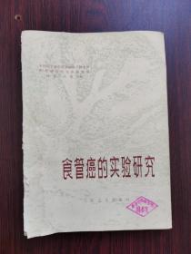 食管癌的实验研究
